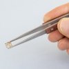 Modelcraft PTW1134 Stainless Steel Tweezers Fibre Grip / Serrated Tips
